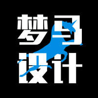 【标志logo设计】梦马设计大学生团队文化餐饮中国风标志设计