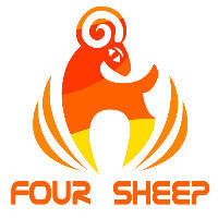 Four sheep