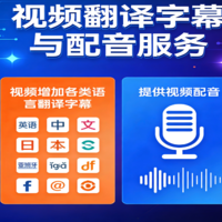 专业视频翻译字幕与配音服务